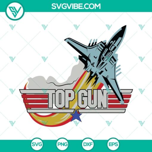 top gun svg png dxf eps cricut 4 mockup