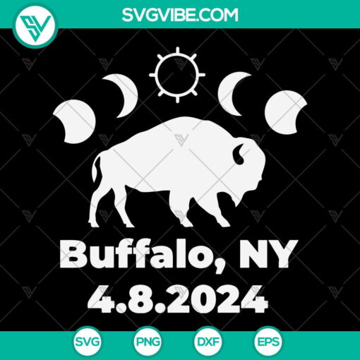 total solar eclipse buffalo ny 2024 svg png dxf eps mockup 1