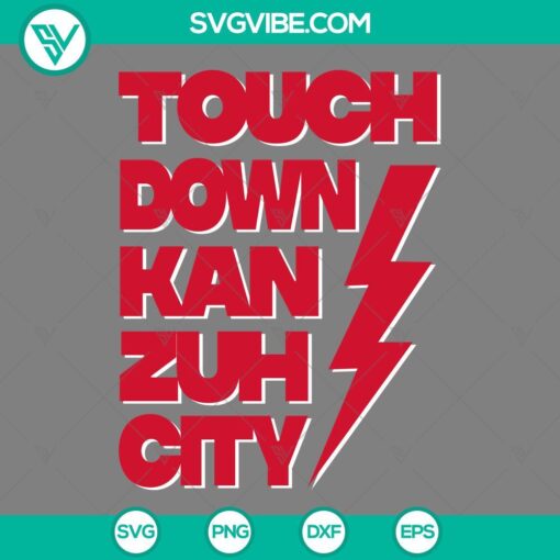 touch down kan zuh city svg kansas city chiefs super bowl 2024 svg png eps dxf file mockup