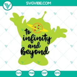 Disney, SVG Files, Toy Infinity And Beyond SVG Download, Green Alien SVG File, 2