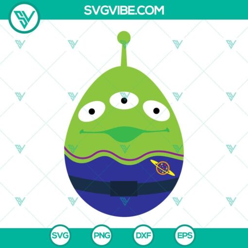 toy story alien easter egg svg toy story easter svg easter kids svg png dxf eps 4 mockup