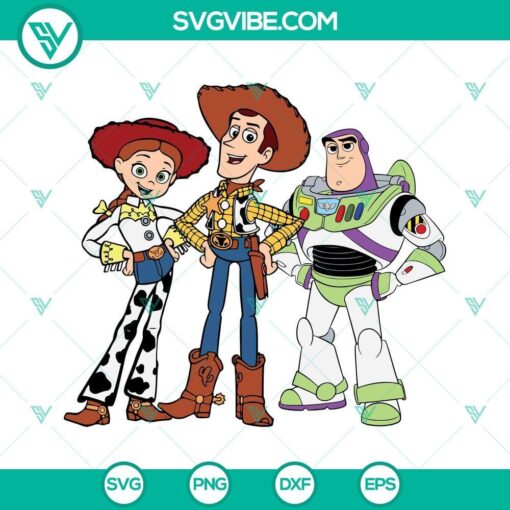 toy story friends svg buzz svg woody svg jessie svg toy story svg png dxf eps 6 mockup