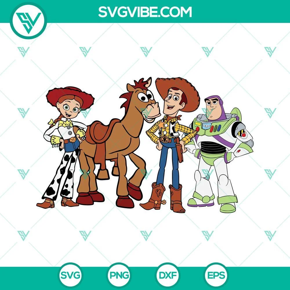 Disney, SVG Files, Toy Story Friends SVG File, Toy Story SVG Files, Toy Story 1