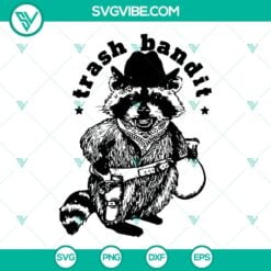 Movies, SVG Files, Trash Bandit SVG Image, Trash Panda SVG Download, Funny 2