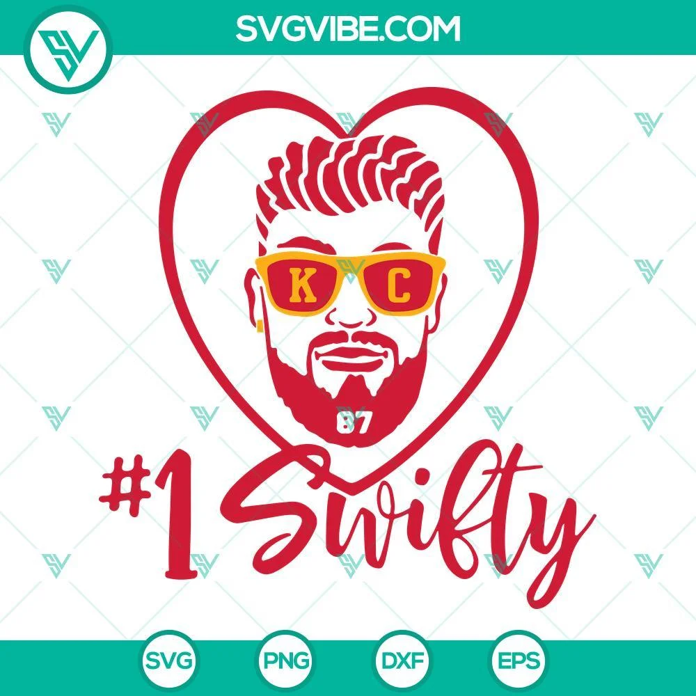 Musics, Sports, SVG Files, Travis Kelce 1 Swifty SVG Files, Kelce And Taylor 1