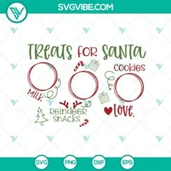 Christmas, SVG Files, Dear Santa Cookie Tray SVG Download, Dear Santa Tray SVG 3