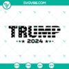 Trump 2024 American flag SVG file with Trump and Donald Trump design for digital use.
