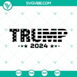 Donald Trump, SVG Files, Trump 2024 American Flag SVG File, Trump Flag SVG File 15