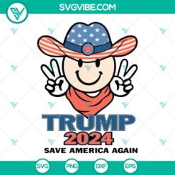 American, Donald Trump, SVG Files, Trump 2024 SVG PNG Cut Files Vector Clipart 4