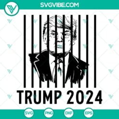 Donald Trump, SVG Files, Trump Mug Shot SVG Files, Trump Mugshot 2024 SVG 5