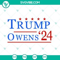 Donald Trump, SVG Files, Trump Owens 24 SVG File, Candace Owens SVG Files, 20