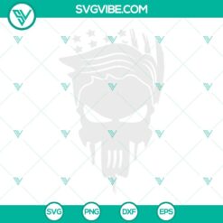 Donald Trump, SVG Files, Trump Skull SVG Images, Trump Punisher SVG Download, 5