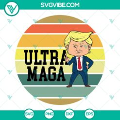 American, SVG Files, Ultra Maga SVG File,Trump Maga Ultra Maga 2024 Shirt SVG 4