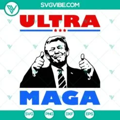 American, SVG Files, Trump Ultra Maga SVG Files, Ultra Maga SVG Download, Trump 2