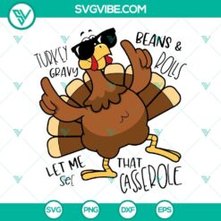 SVG Files, Thanks Giving, Turkey Gravy Beans And Rolls SVG Files, Let Me See 2