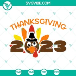 SVG Files, Thanks Giving, Turkey Thanksgiving 2023 SVG Image DXF EPS PNG 8