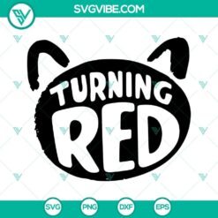 Turning Red Logo SVG Images PNG DXF EPS Bundle 2
