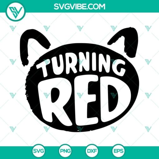 turning red logo svg png dxf eps bundle 3 mockup