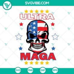 American, SVG Files, Ultra Maga SVG File,Trump Maga Ultra Maga 2024 Shirt SVG 15