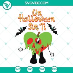 Halloween, Musics, SVG Files, Un Halloween Sin Ti SVG File, Bad Bunny Heart 4