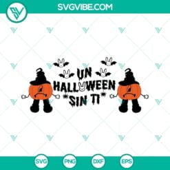 Halloween, Musics, SVG Files, Un Halloween Sin Ti SVG Files, Bad Bunny Pumpkin 6