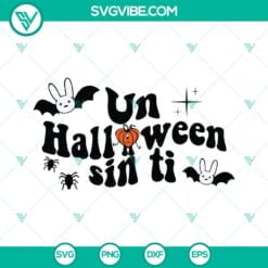 Halloween, Musics, SVG Files, Un Halloween Sin Ti SVG Images PNG DXF EPS Cut 1