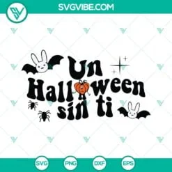 Halloween, Musics, SVG Files, Un Halloween Sin Ti SVG Images PNG DXF EPS Cut 2