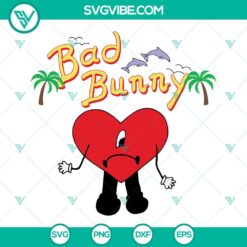 Musics, SVG Files, Un Verano Sin Ti Bad Bunny Svg, Bad Bunny New Album Svg, Un 2