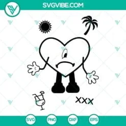 Musics, SVG Files, Bad Bunny Grand Canyon SVG Files, Un Verano Sin Ti SVG Image 3