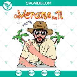 Musics, SVG Files, Un Verano Sin Ti SVG Image, Bad Bunny SVG Download, Bad 17