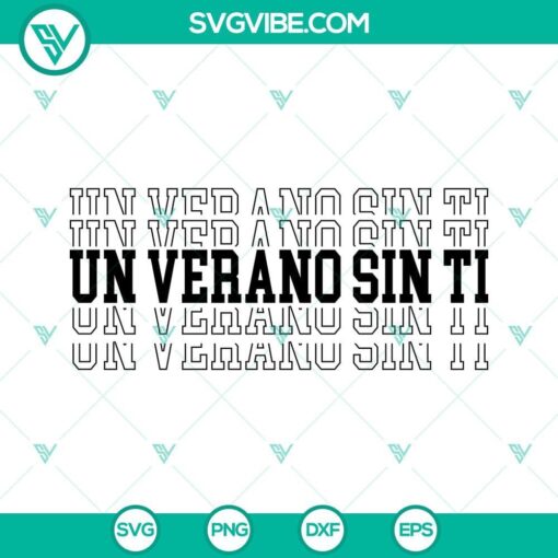 un verano sin ti svg png dxf eps bad bunny svg sublimation design cricut cut file digital download 7 mockup