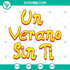 Musics, SVG Files, Un Verano Sin Ti SVG Images PNG DXF EPS Vector Clipart Bad 12