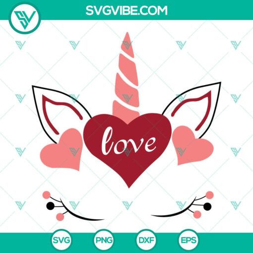 unicorn valentine svg bundle unicorn with buffalo plaid hearts svg unicorn love svg 8 mockup