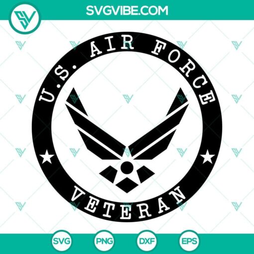 united states air force veteran svg united states air force logo svg eps png dxf digital files 9 mockup