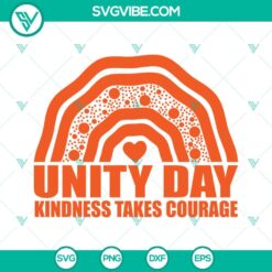 SVG Files, Unity Day, Unite Against Bullying SVG Files, Unity Day SVG Images, 4