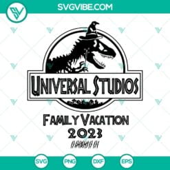 Disney, SVG Files, Universal Studios Family Vacation 2023 SVG Files, Jurassic 11