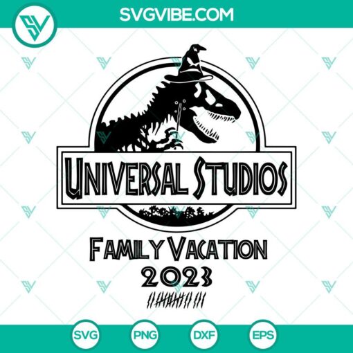 universal studios family vacation 2023 svg jurassic park svg disney world trip svg png dxf eps cricut 10 mockup