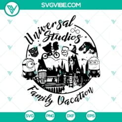 Movies, SVG Files, Universal Studios Family Vacation SVG Image, Minions SVG 2