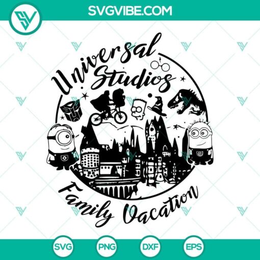 universal studios family vacation svg minions svg harry potter svg magical kingdom svg 6 mockup