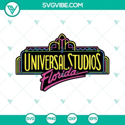 universal studios florida svg png dxf eps cut files for cricut silhouette 7 mockup