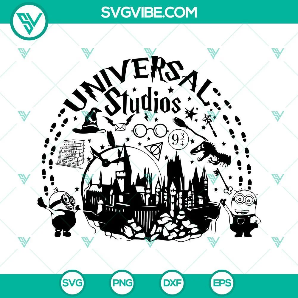 Movies, SVG Files, Universal Studios SVG Download, Harry Potter SVG Image, 1