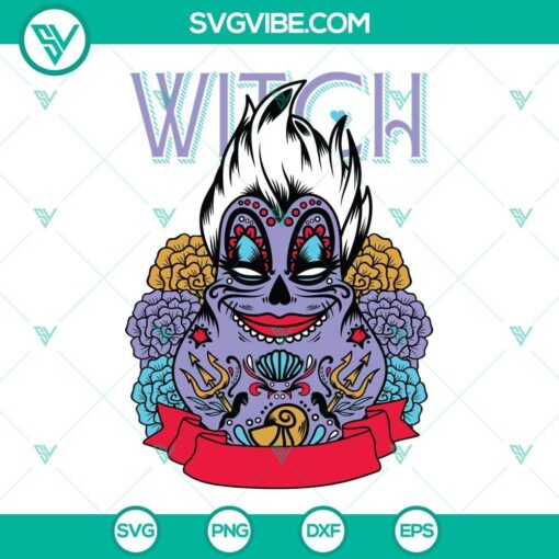 ursula sugar skull svg day of the dead ursula svg dia de los muertos svg 8 mockup