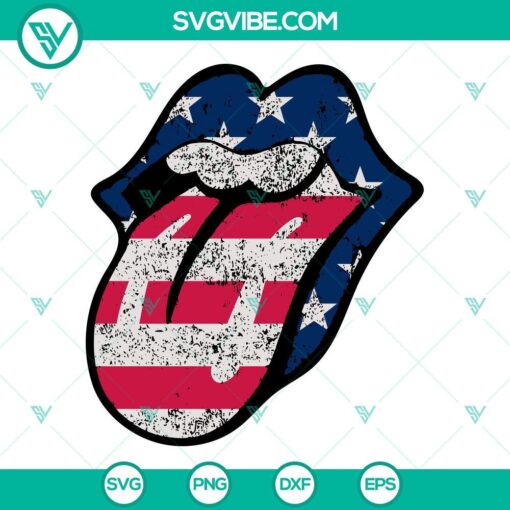 us flag tongue lips svg fourth of july lips svg funny american girl svg 6 mockup