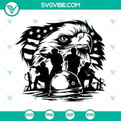 SVG Files, Veteran, US Patriotic Eagle Soldier SVG Images, Military Eagle SVG 15