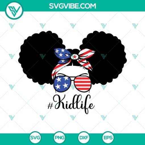 usa flag sunglasses afro family life svg afro family life svg afro mom life svg afro dad life svg afro kid life svg afro messy bun svg 5 mockup