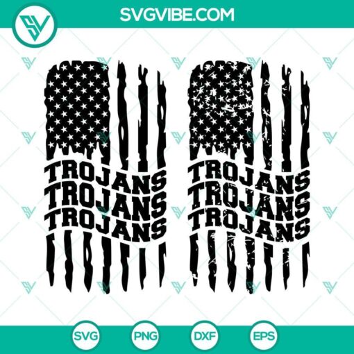 usc trojans american flag svg trojans football svg png dxf eps cut files 1 mockup