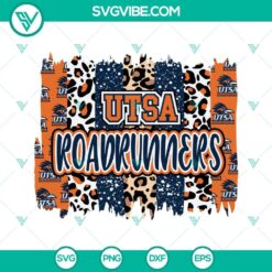 UTSA RoadRunners themed SVG, PNG, DXF, and EPS cut files for Cricut and Silhouette machines. Perfect for crafting projects.