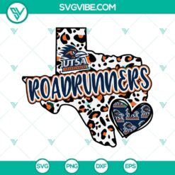 UTSA RoadRunners Texas SVG Download PNG DXF EPS Cut Files For Cricut