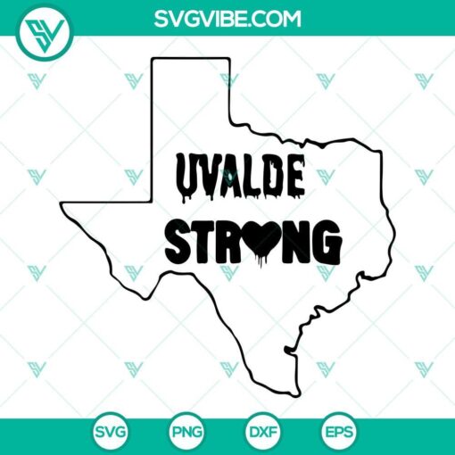 uvalde strong svg png dxf eps cut files for cricut silhouette 9 mockup