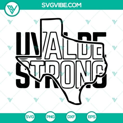 uvalde strong svg png dxf eps files uvalde texas strong svg pray for uvalde svg 4 mockup